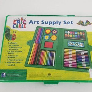 Eric Carle Art Supply Set Preschool Crayons Marker